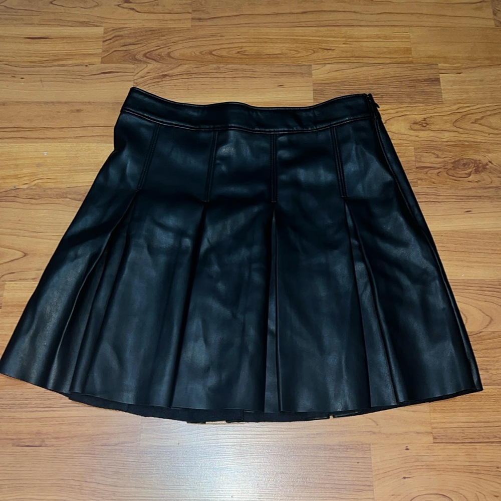 Black Leather Skirt
